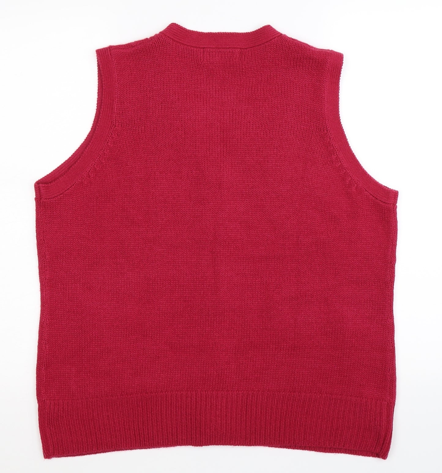 Honor Millburn Womens Pink  Knit Vest Jumper Size 20