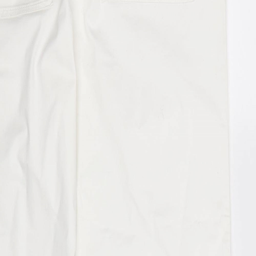 NEXT Womens White   Trousers  Size 12 L30 in