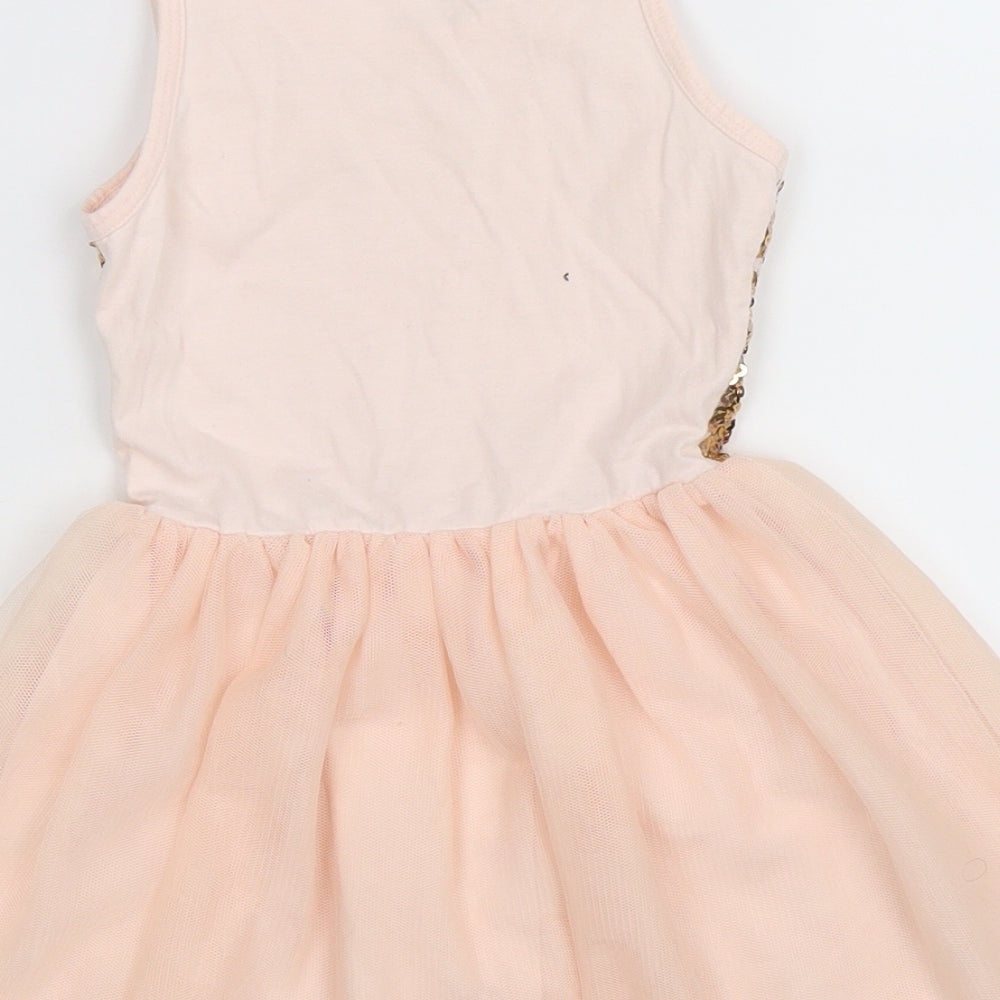 La Redoute Girls Pink   Fit & Flare  Size 5 Years