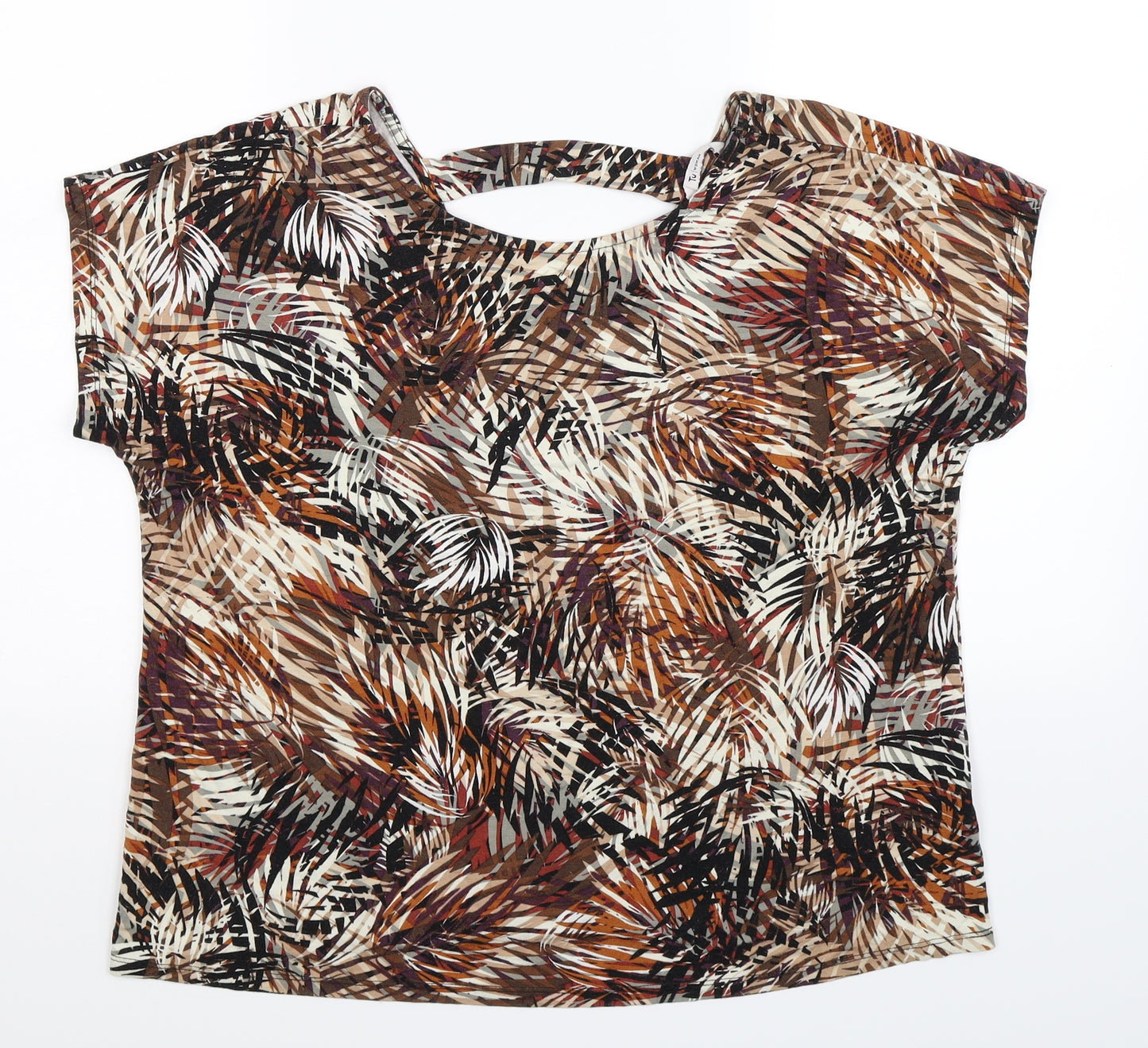 TU Womens Multicoloured   Basic T-Shirt Size 16