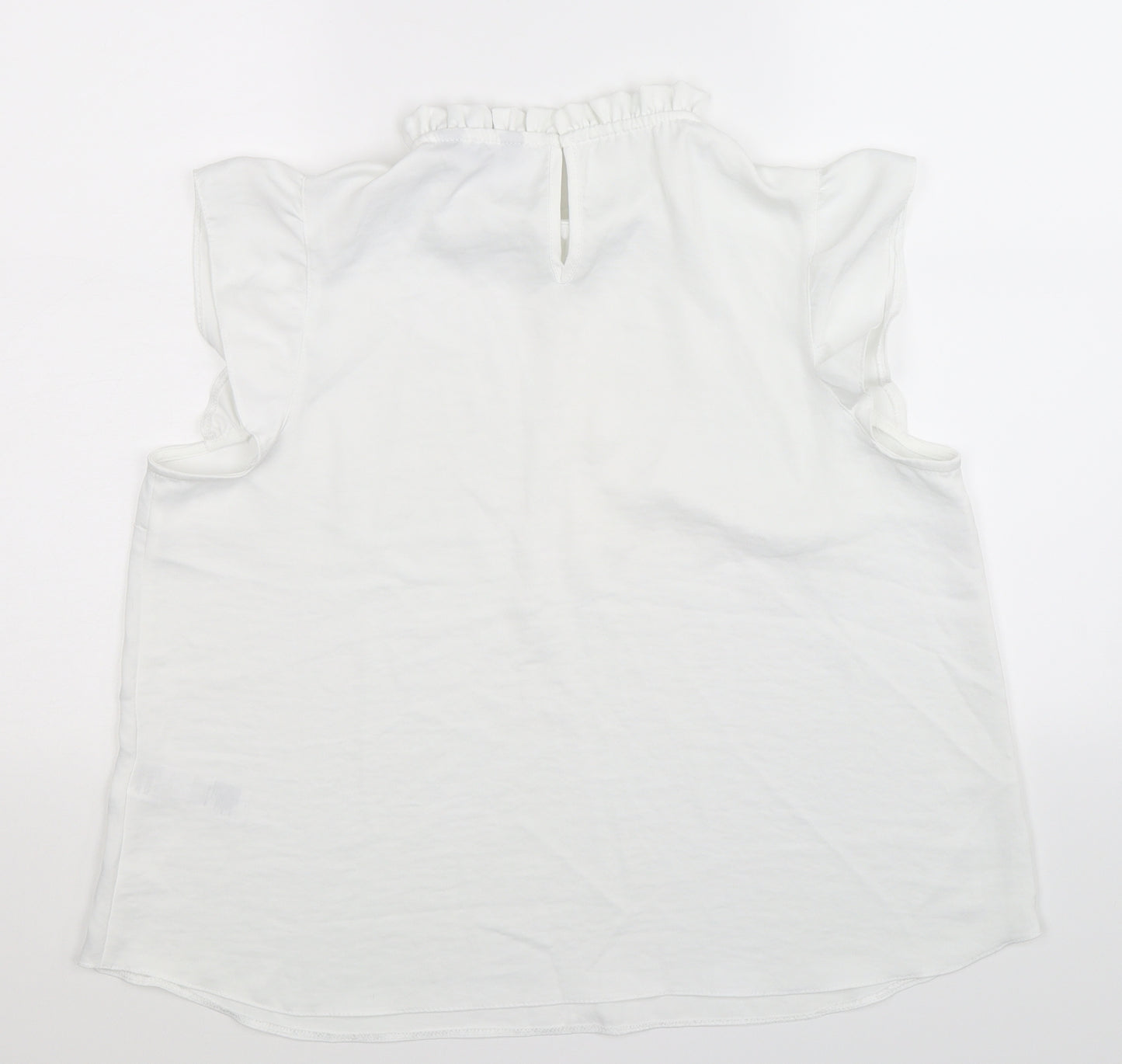 New Look Womens White   Basic Blouse Size 16