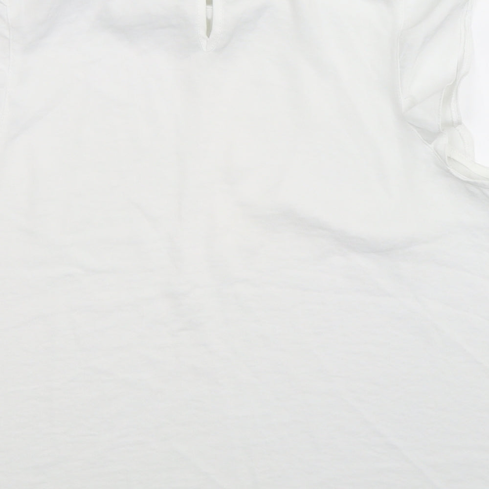 New Look Womens White   Basic Blouse Size 16