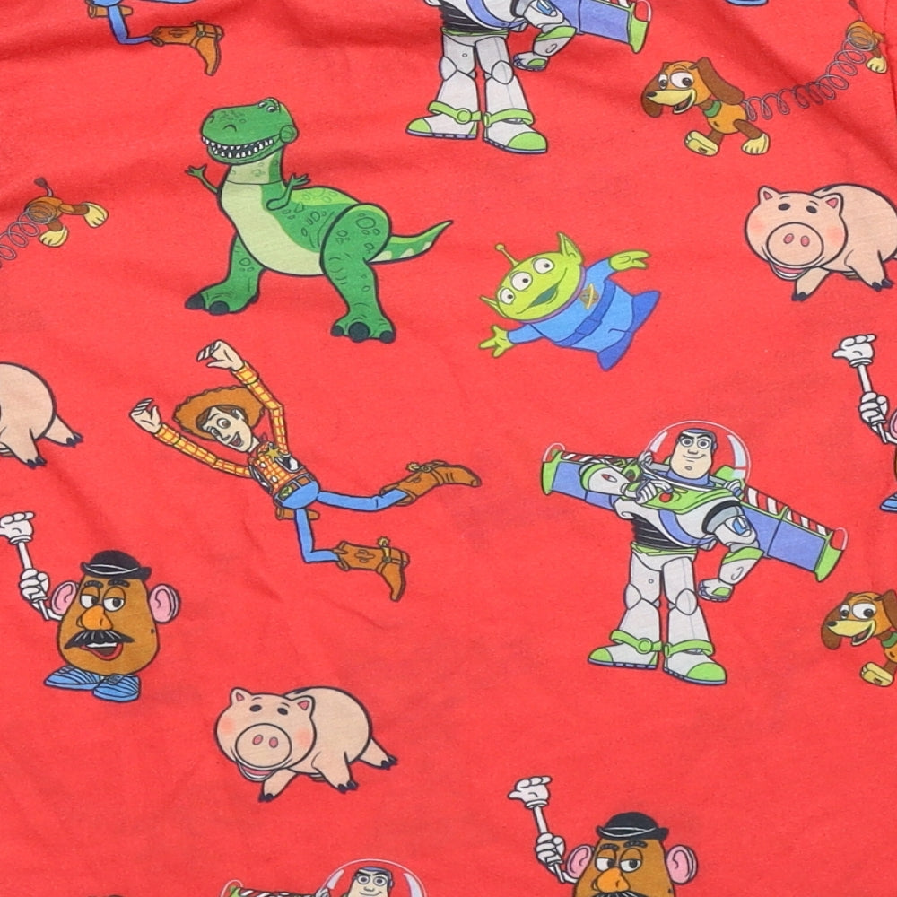 Primark Boys Red   Basic T-Shirt Size 7-8 Years  - Toy Story