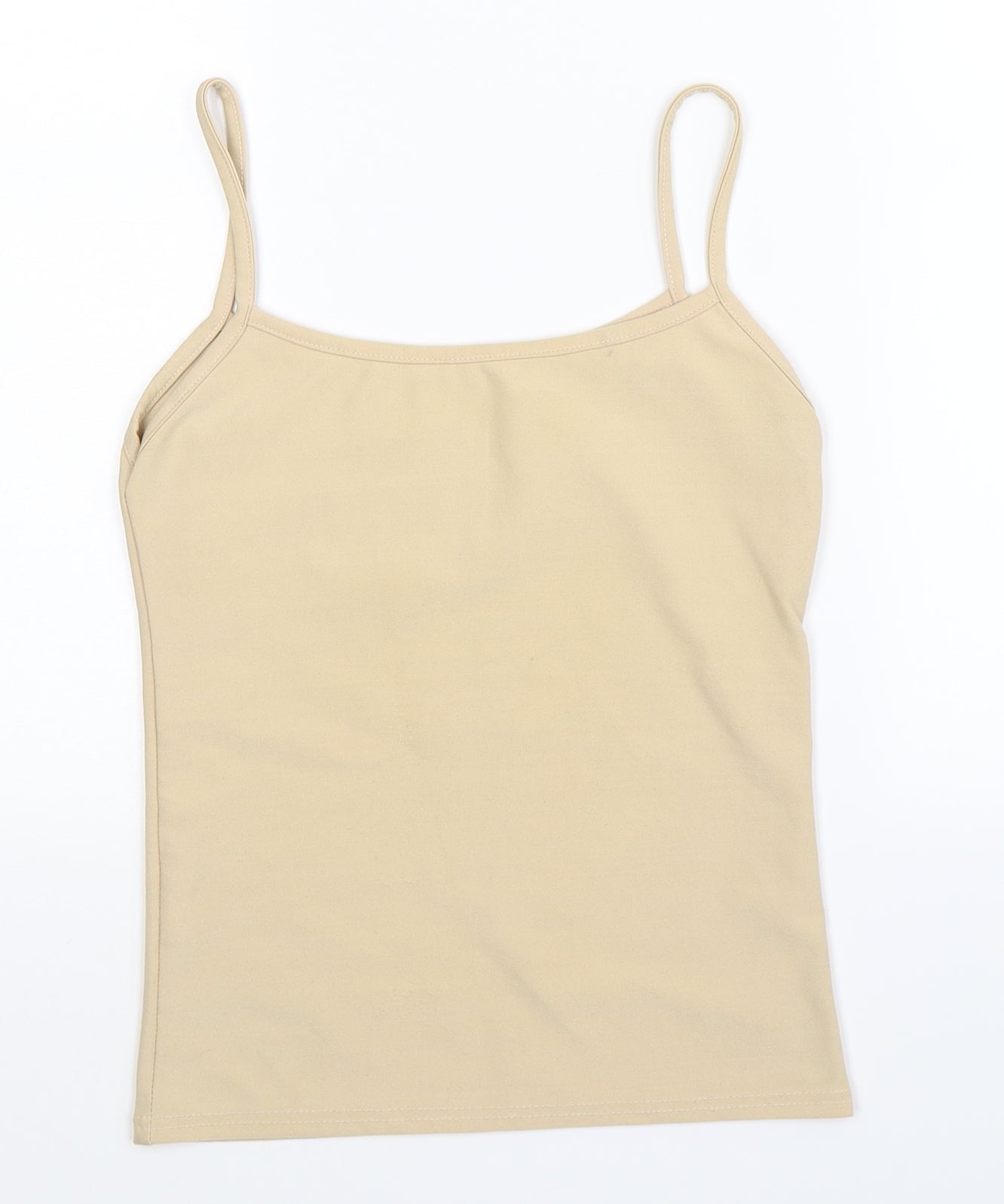 ELLE Womens Beige   Basic Tank Size S