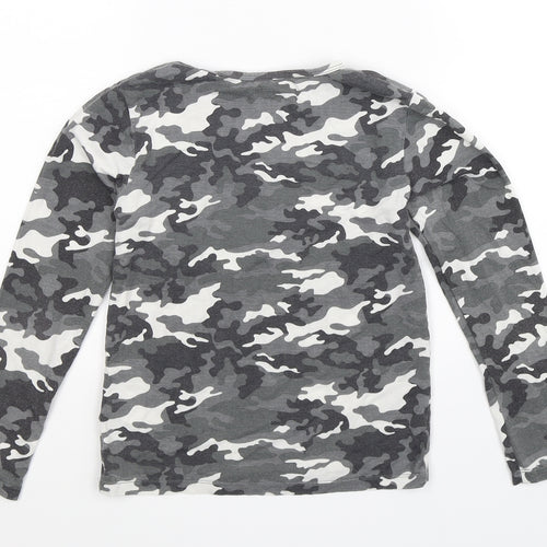 32 Degrees Girls Multicoloured Camouflage  Basic T-Shirt Size L