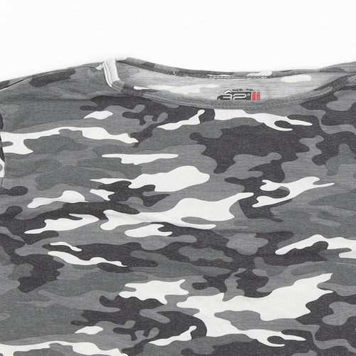 32 Degrees Girls Multicoloured Camouflage  Basic T-Shirt Size L