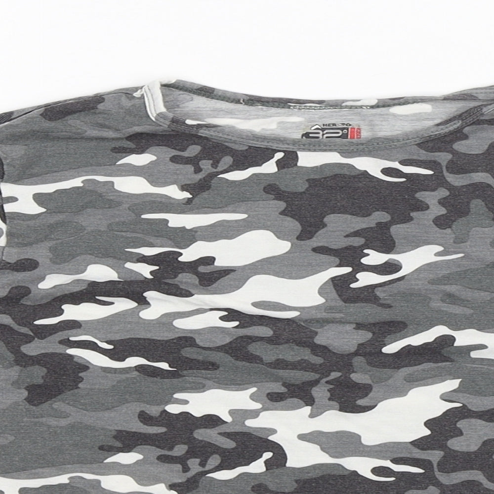 32 Degrees Girls Multicoloured Camouflage  Basic T-Shirt Size L