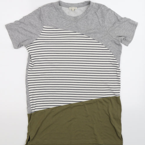 River Island Womens Multicoloured Striped  Basic T-Shirt Size 8