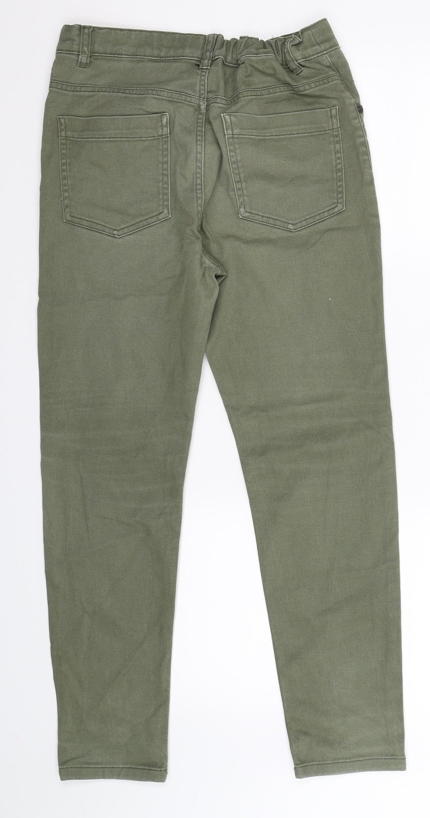 F&F Boys Green  Denim Skinny Jeans Size 13-14 Years