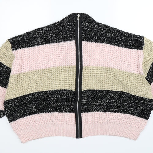 NEXT Womens Multicoloured  Knit Pullover Jumper Size M  - Oversized