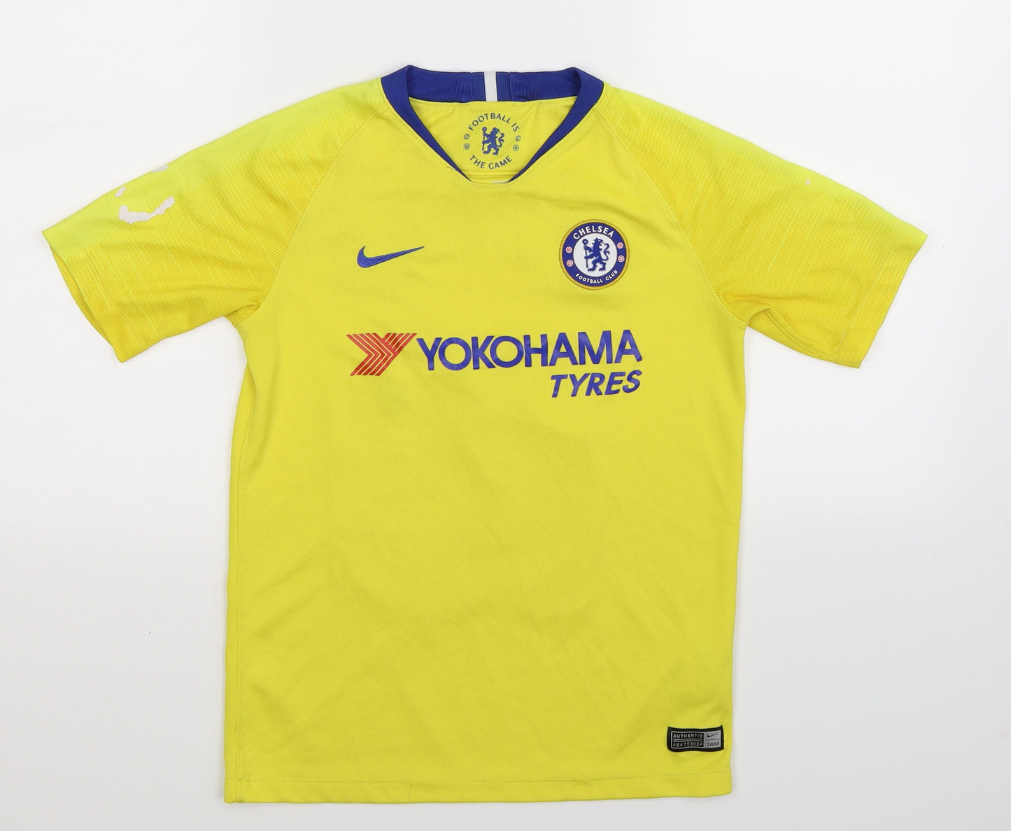 Nike Boys Yellow   Jersey T-Shirt Size 12-13 Years  - Chelsea FC