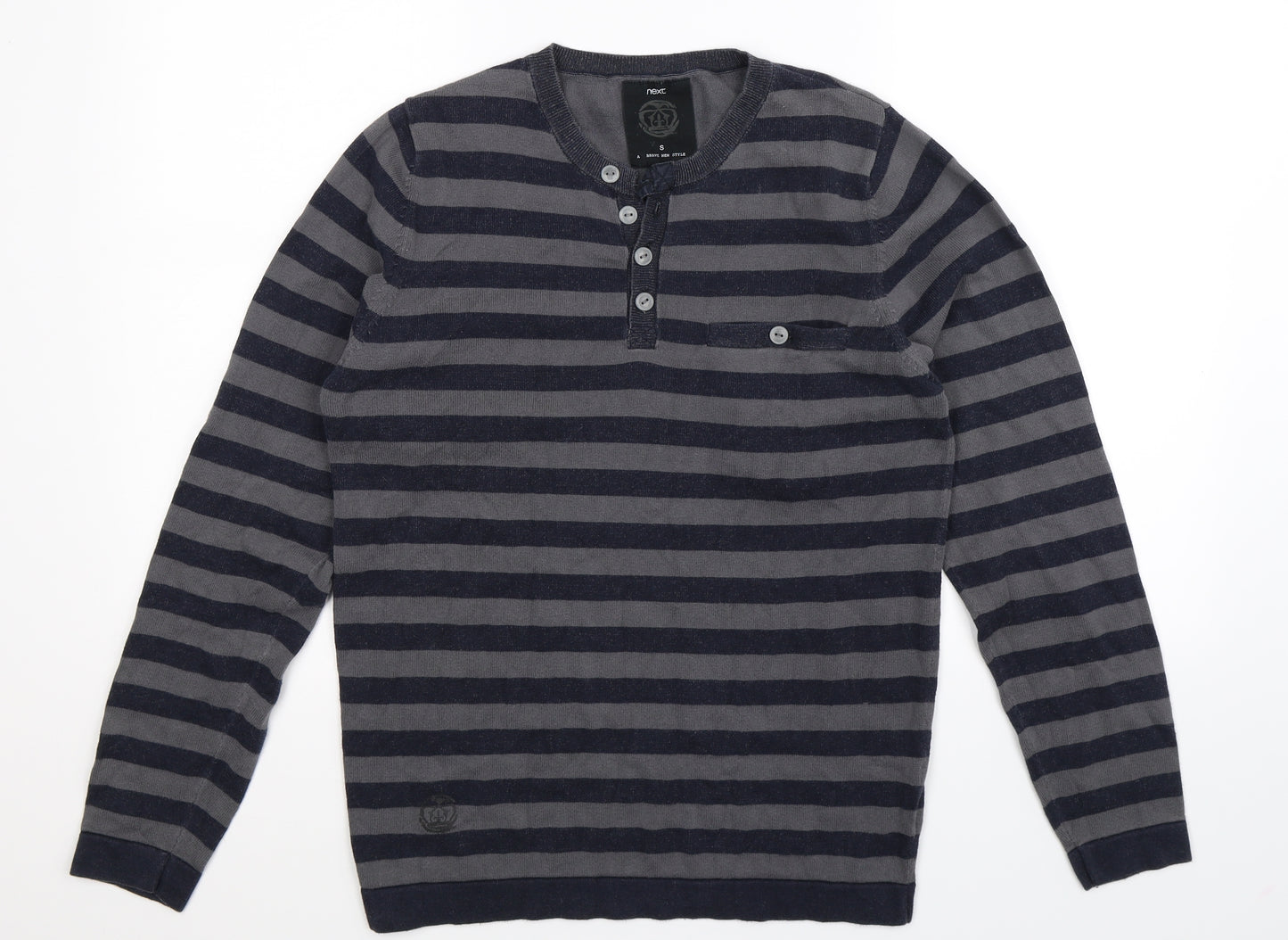 NEXT Womens Multicoloured Striped Knit Pullover Jumper Size S