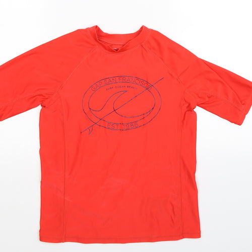 Gap Boys Red   Jersey T-Shirt Size 8-9 Years