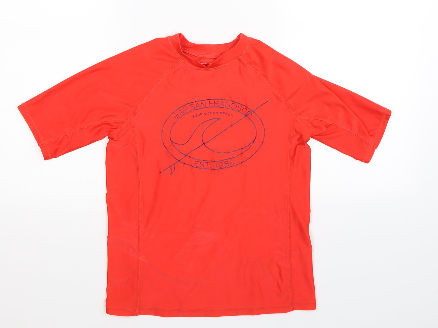 Gap Boys Red   Jersey T-Shirt Size 8-9 Years