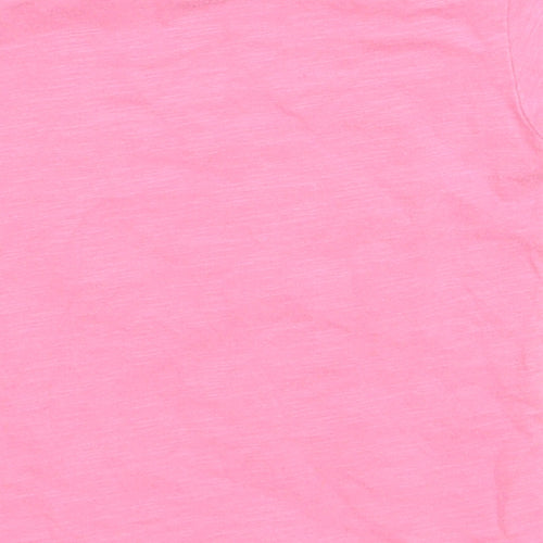 mamas & papas  Pink   Basic T-Shirt Size 12-18 Months  - buildings