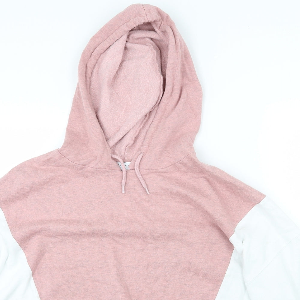 Papaya Womens Pink   Pullover Hoodie Size XL