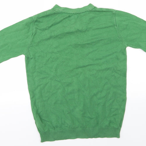 Duffer of St. George Boys Green   Pullover Jumper Size 11-12 Years