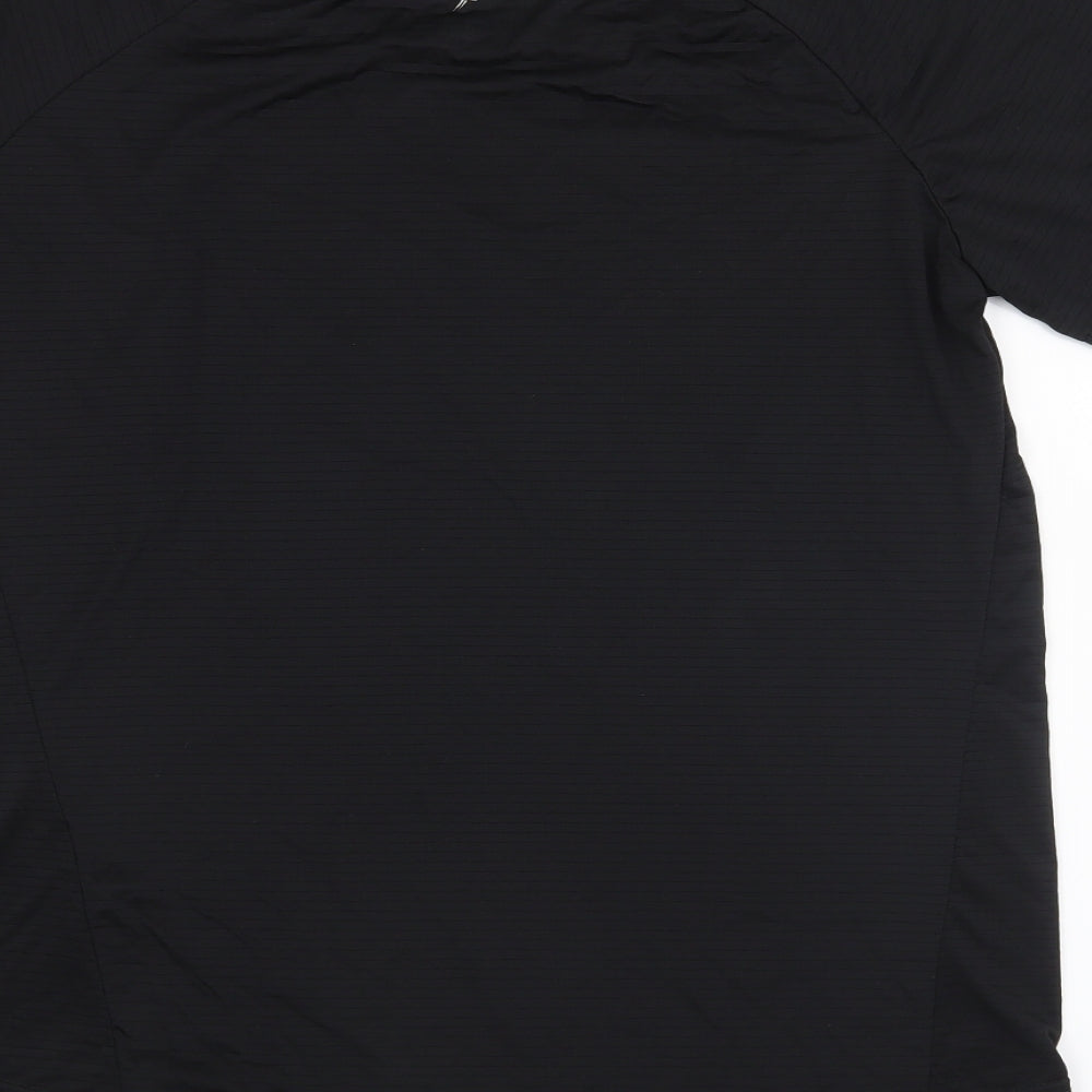 WORKOUT Womens Black   Basic T-Shirt Size 12