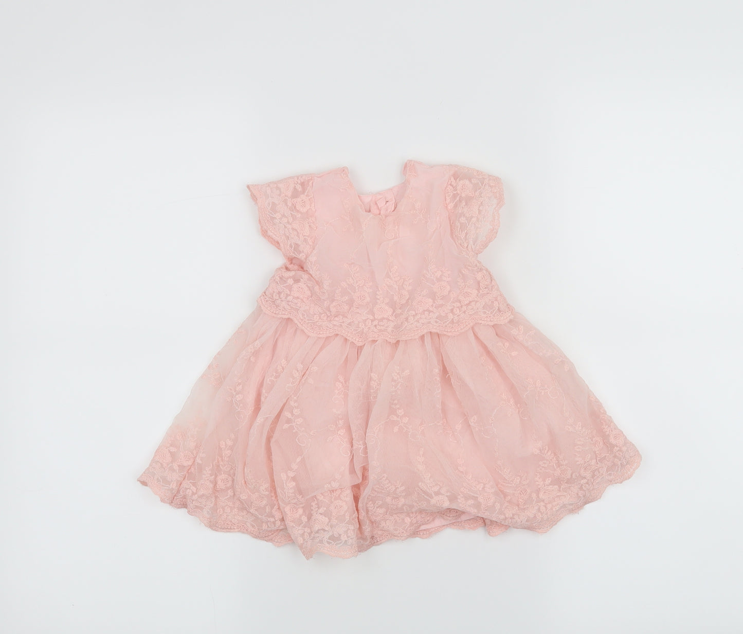 Matalan Girls Pink   Fit & Flare  Size 6-9 Months