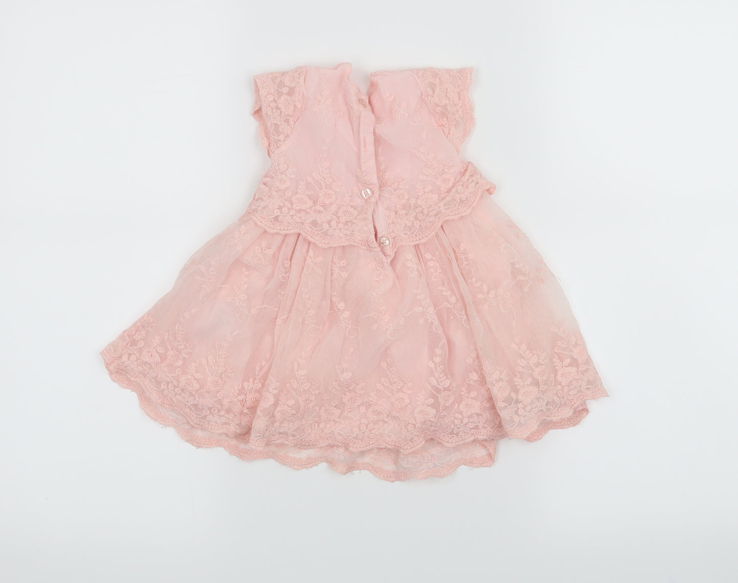 Matalan Girls Pink   Fit & Flare  Size 6-9 Months