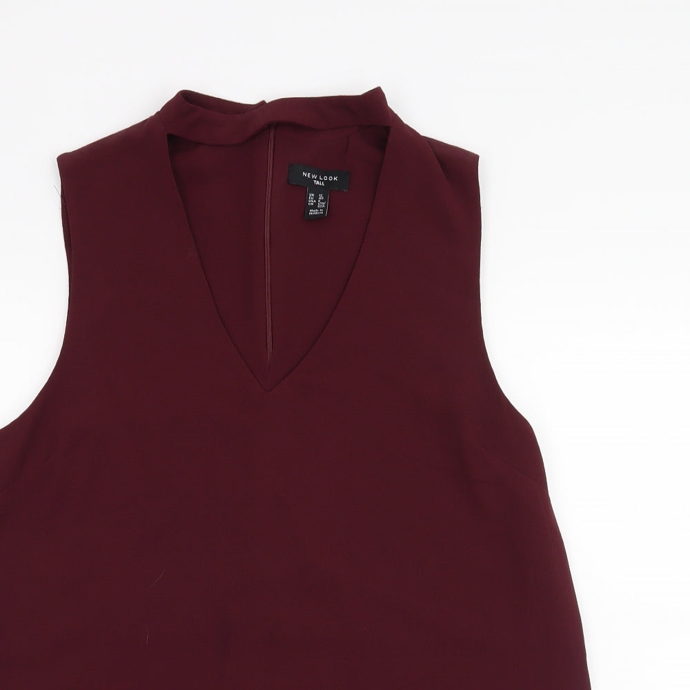 New Look Womens Purple   Basic Tank Size 12