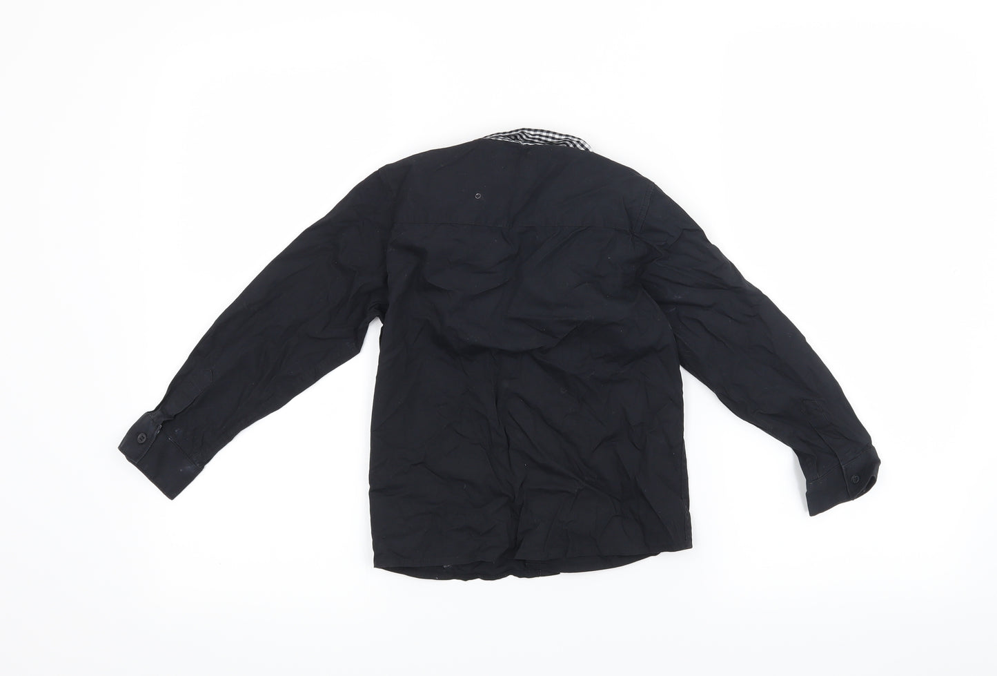 NEXT Boys Black   Basic Button-Up Size 4-5 Years