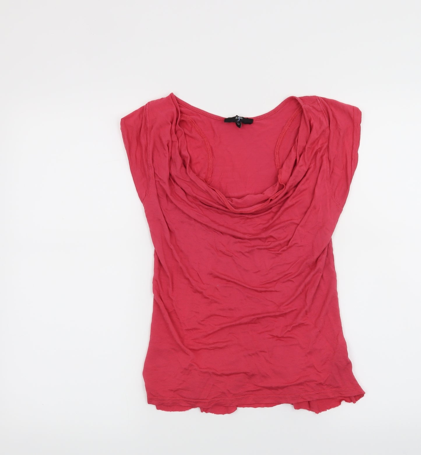 Jasper Conran Womens Pink   Basic T-Shirt Size 12