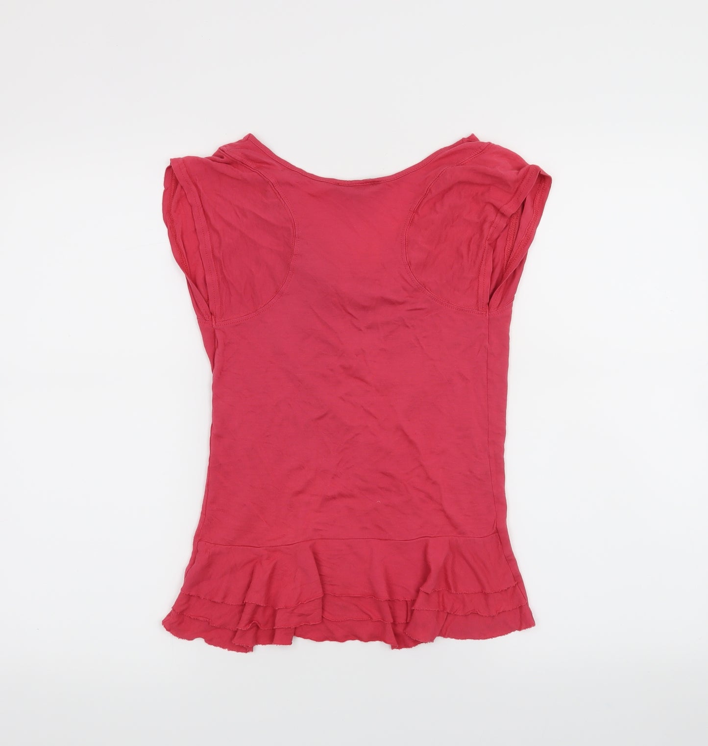 Jasper Conran Womens Pink   Basic T-Shirt Size 12