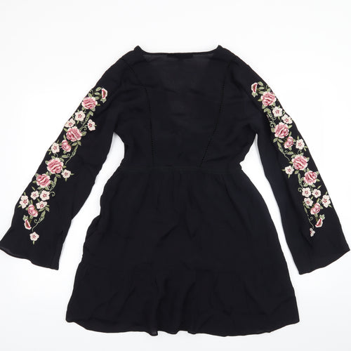 Topshop Womens Black   A-Line  Size 10