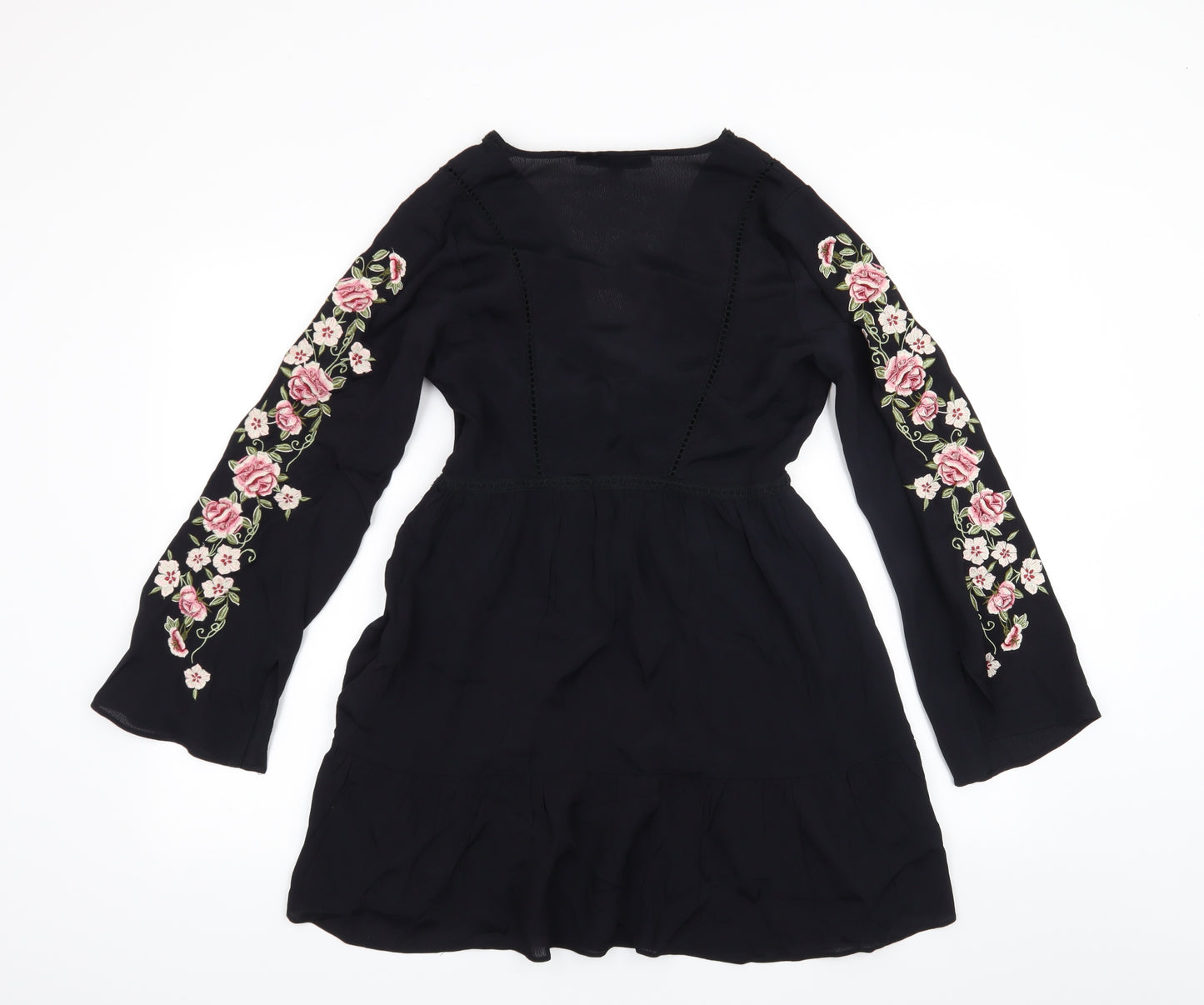Topshop Womens Black   A-Line  Size 10