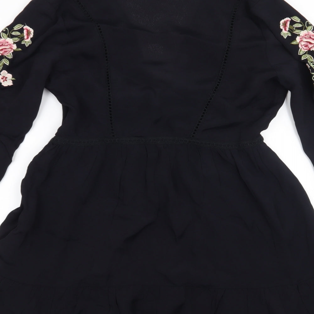 Topshop Womens Black   A-Line  Size 10