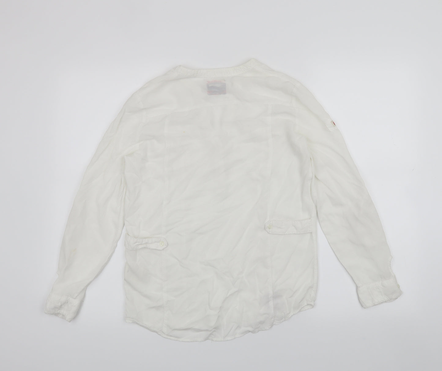 Superdry Womens White   Basic Blouse Size XS