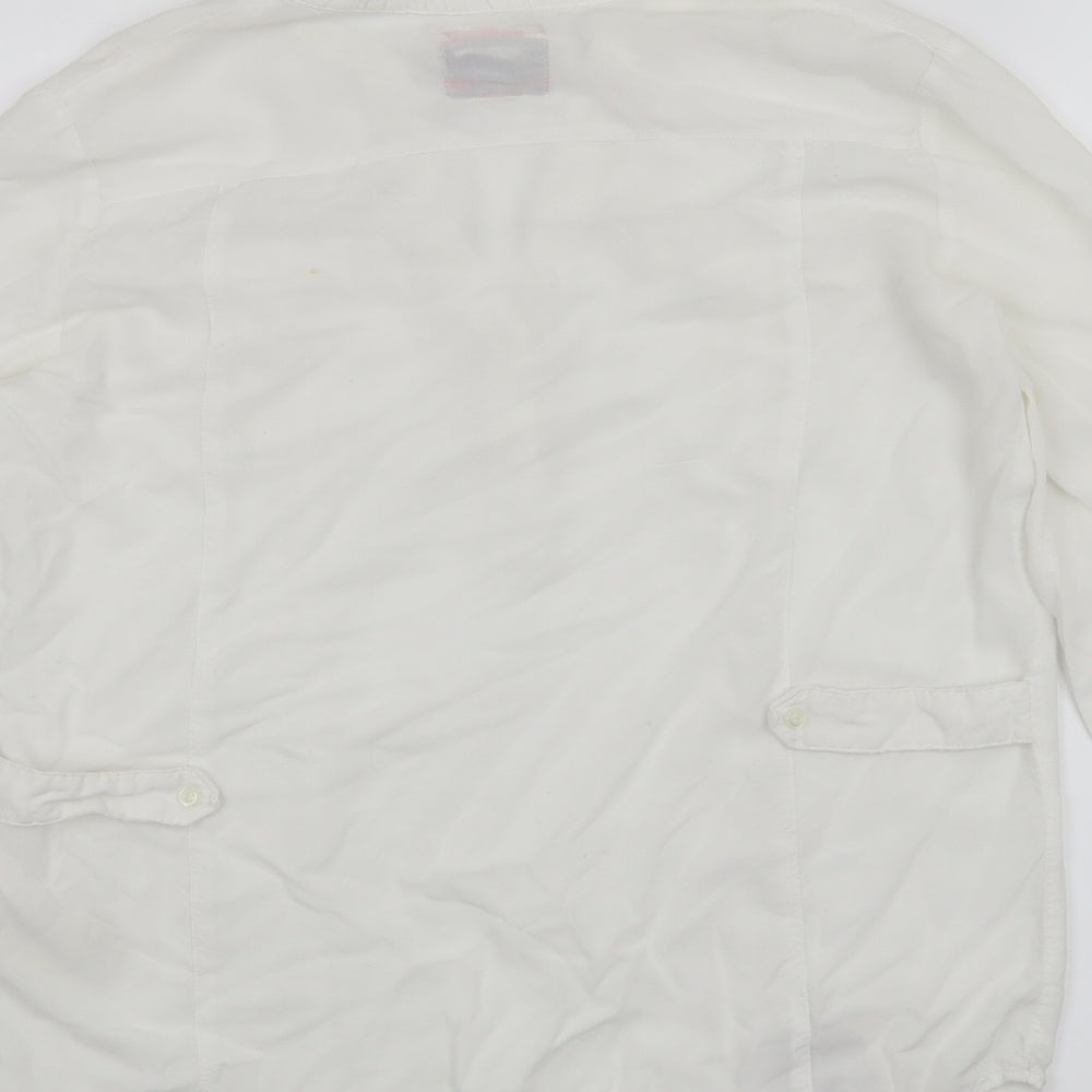 Superdry Womens White   Basic Blouse Size XS