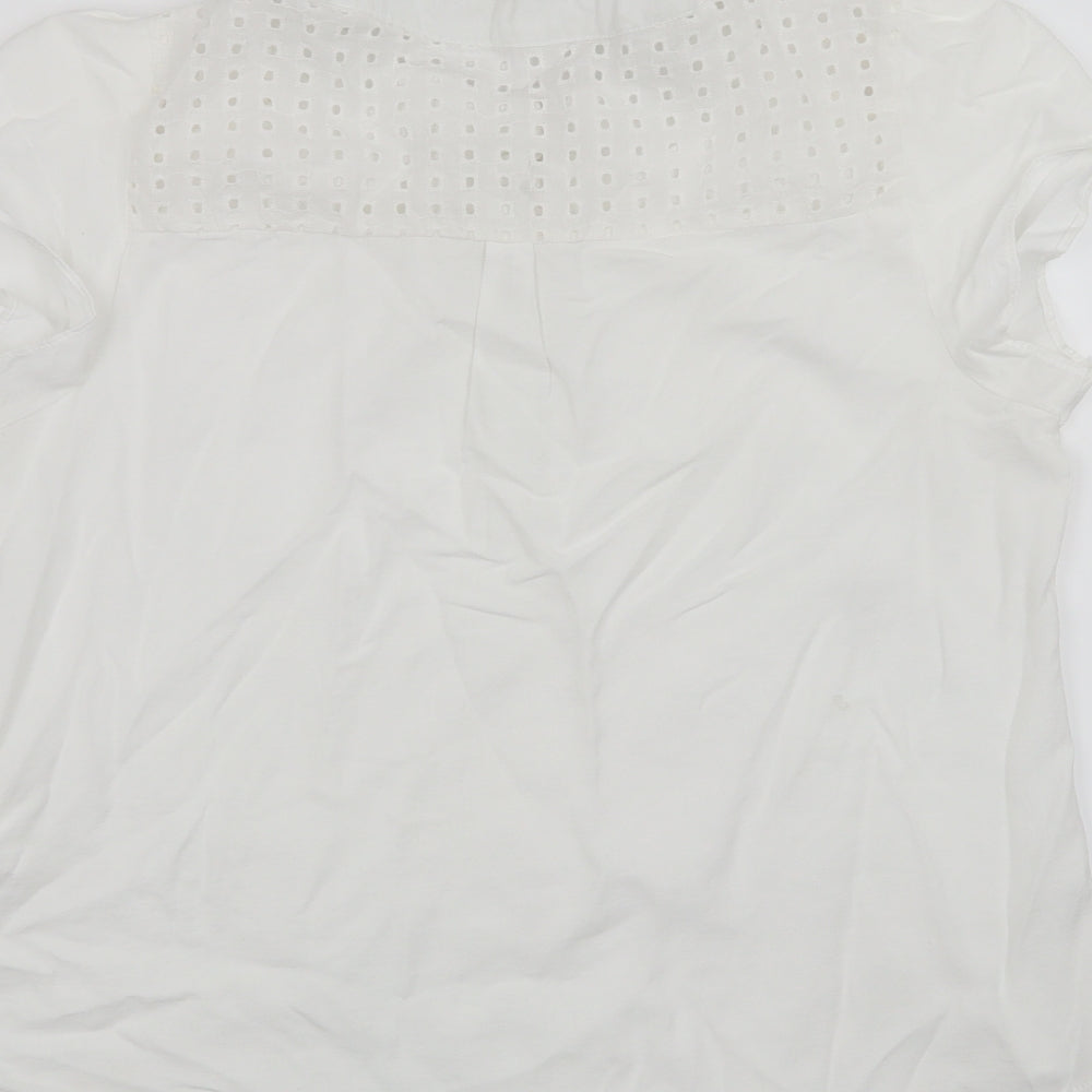 SheIn Womens White   Basic Blouse Size XL