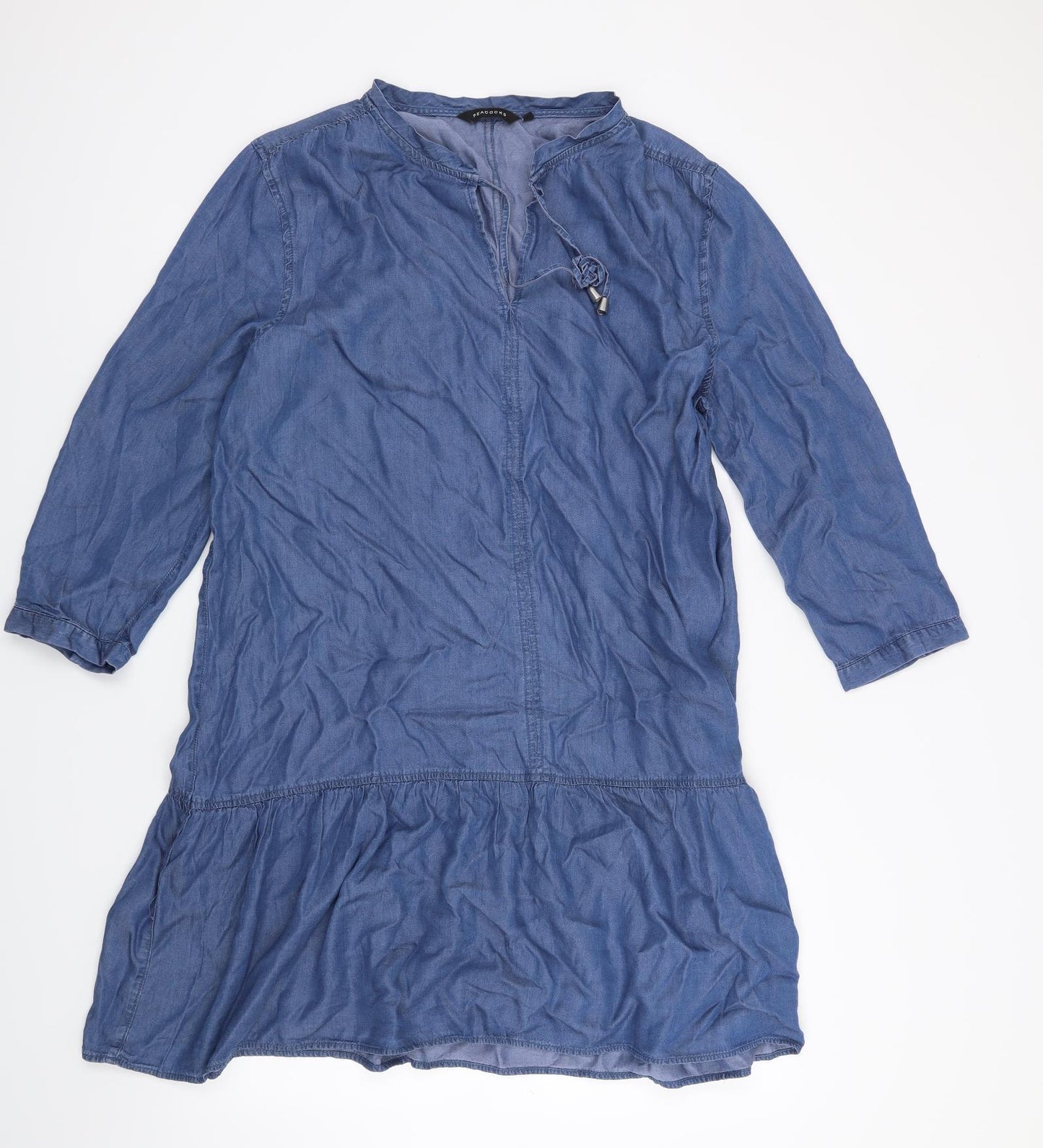 Peacocks Womens Blue   Basic T-Shirt Size 18