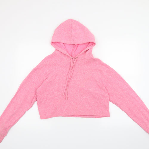H&M Womens Pink   Pullover Hoodie Size S