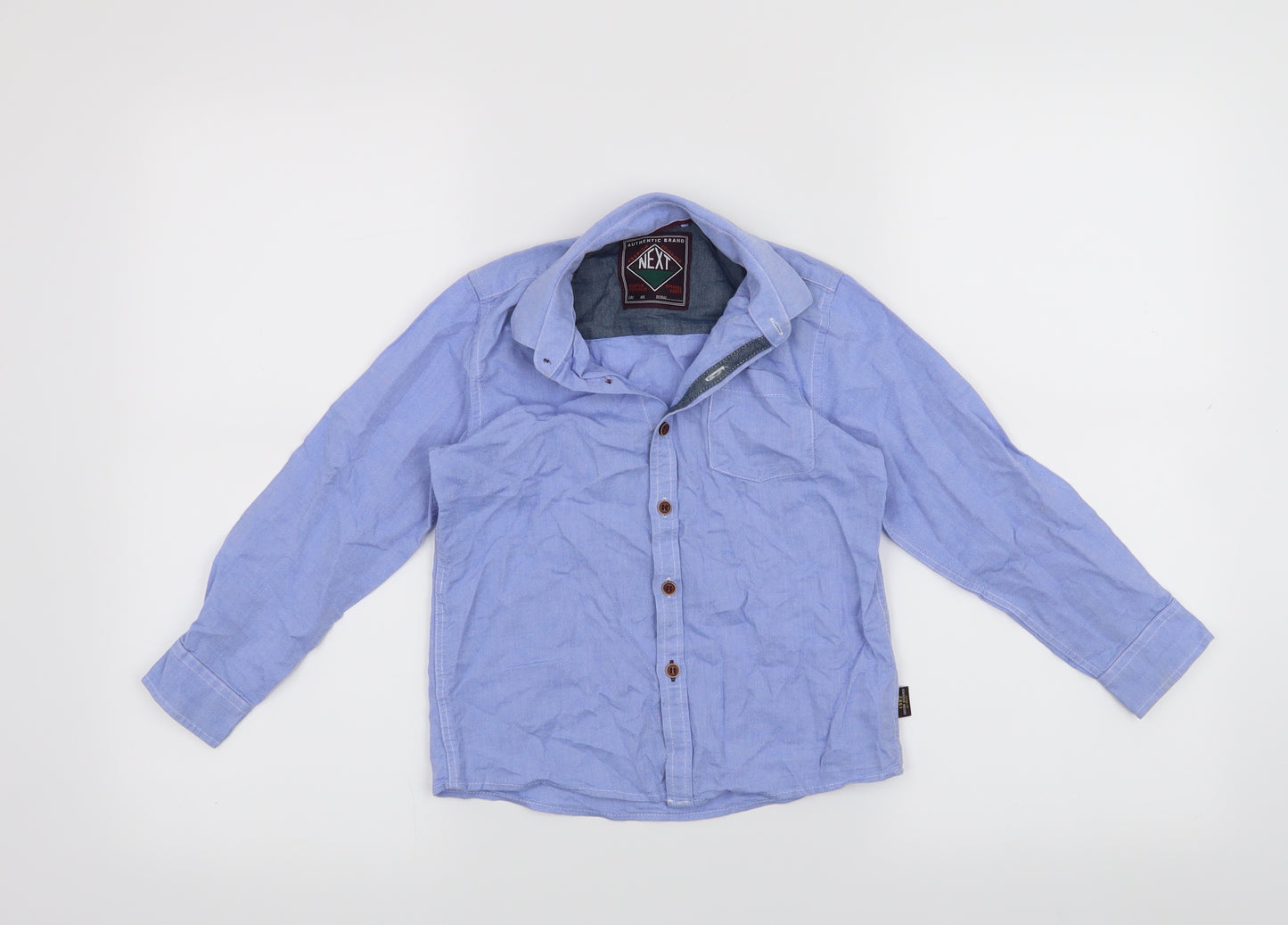 NEXT Boys Blue   Basic Button-Up Size 6 Years