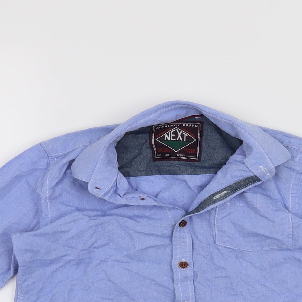 NEXT Boys Blue   Basic Button-Up Size 6 Years