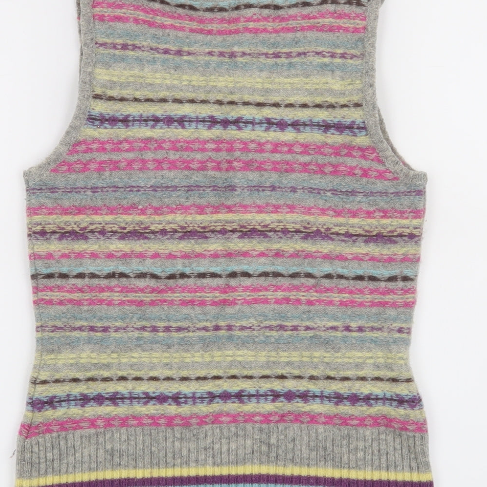 Firetrap Girls Grey   Vest Jumper Size L