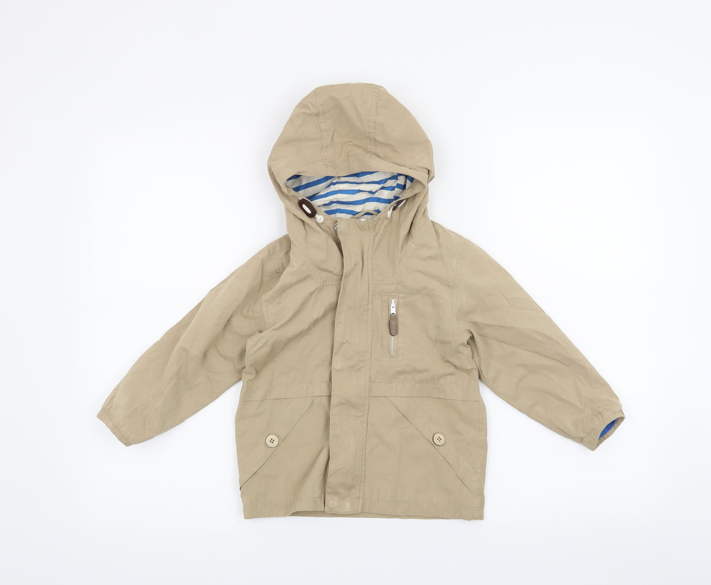NEXT Boys Beige   Jacket Coat Size 3-4 Years