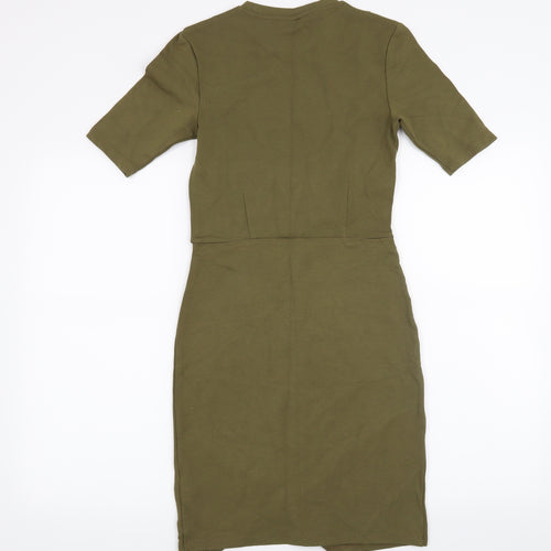 Topshop Womens Green   Bodycon  Size 8