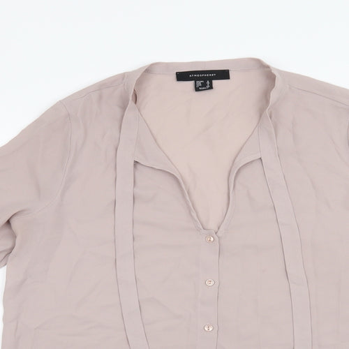 Atmosphere Womens Pink   Basic Blouse Size 8