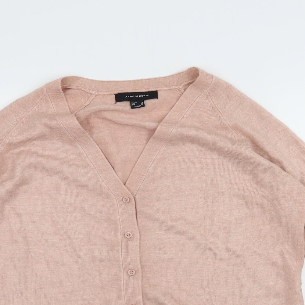 Atmosphere Womens Pink   Cardigan Jumper Size 8