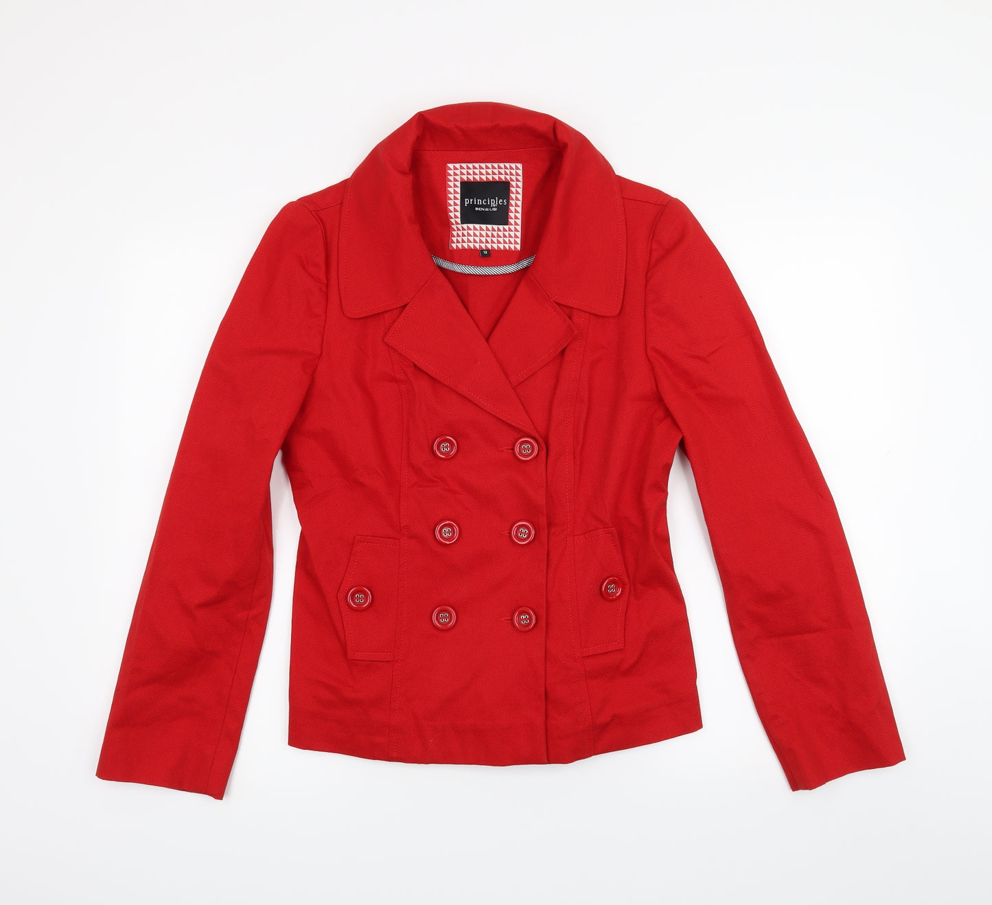 Principles Womens Red   Jacket Coat Size 12