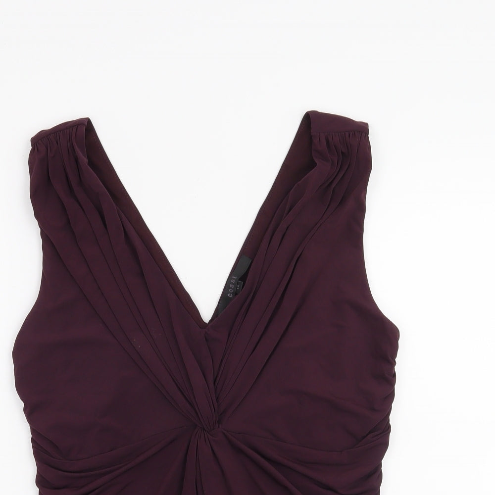 Coast Womens Purple   Basic Tank Size 14