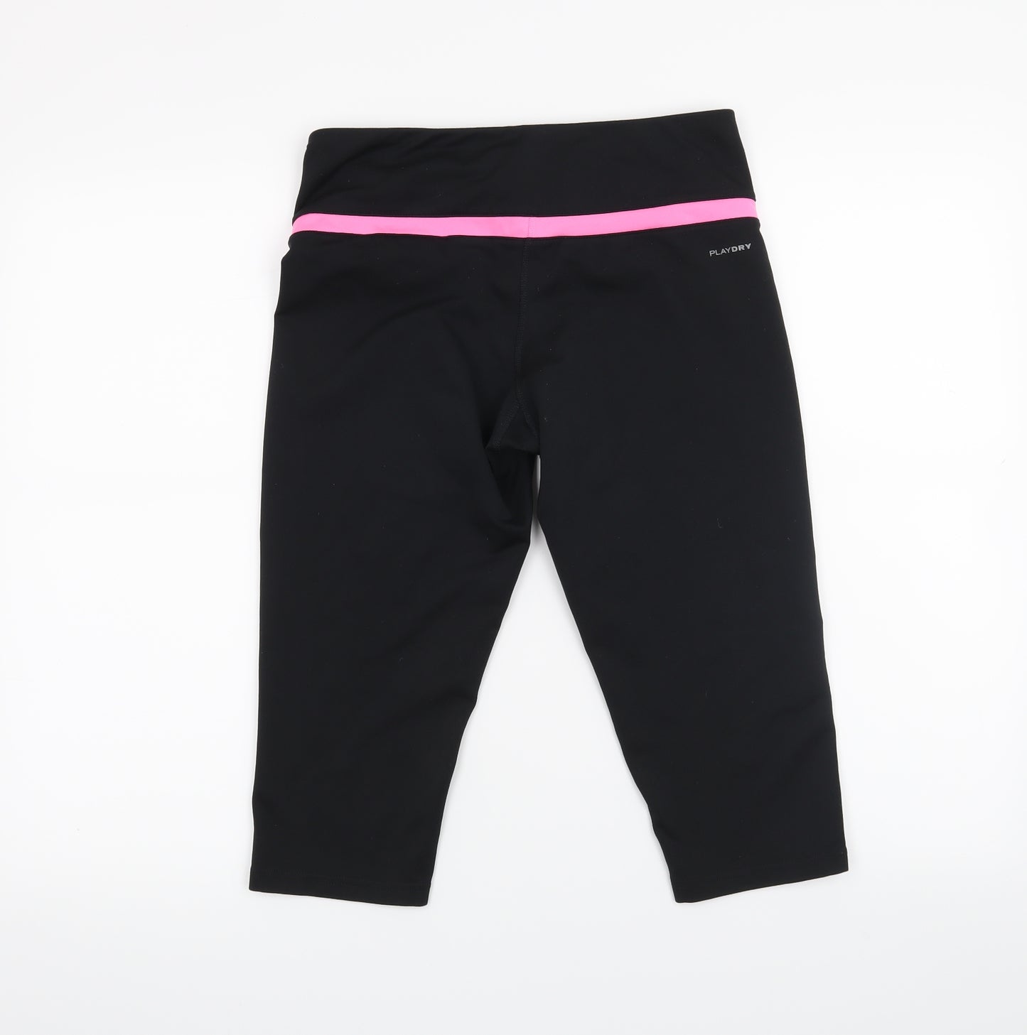Reebok Womens Black   Cropped Leggings Size 12