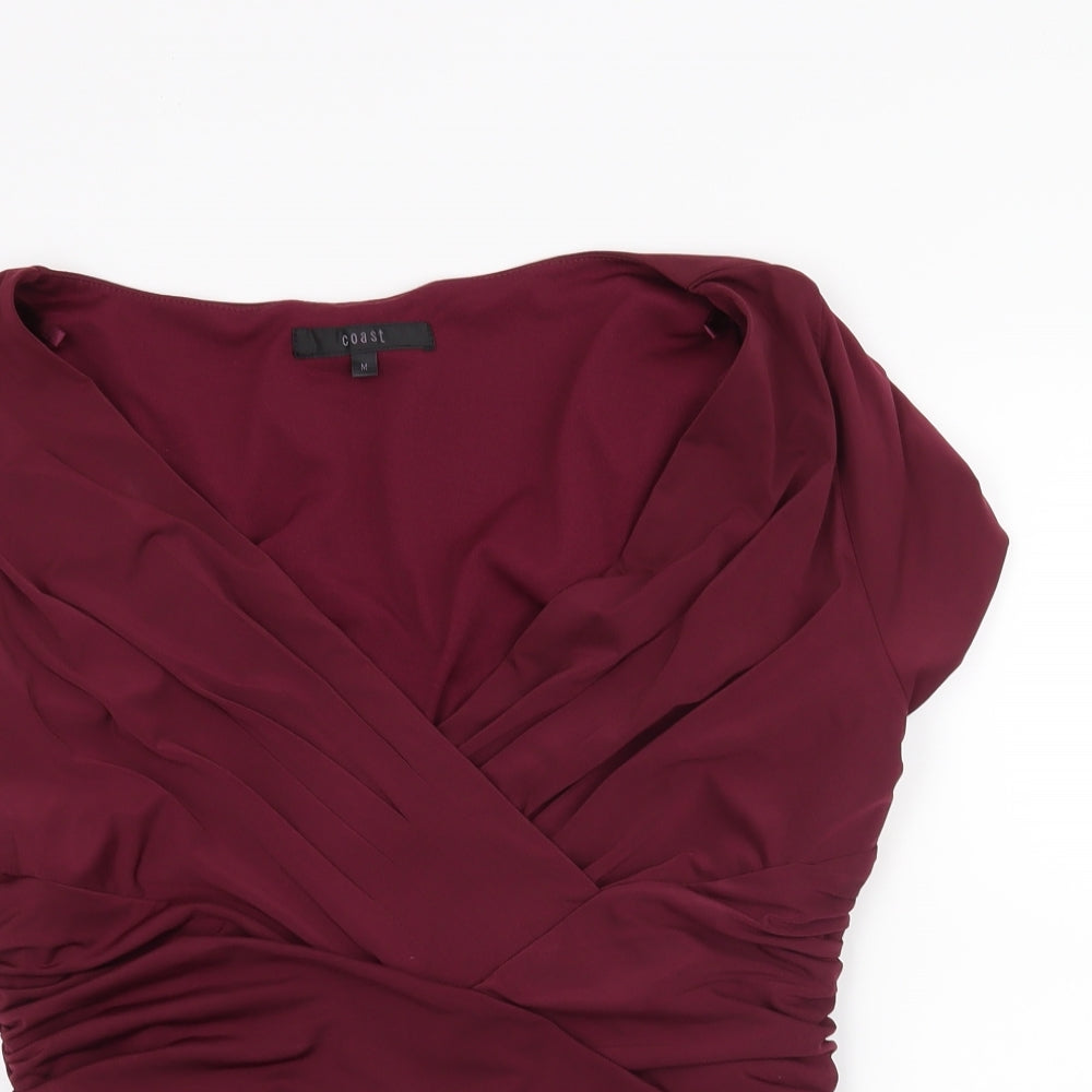 Coast Womens Purple   Basic Blouse Size M