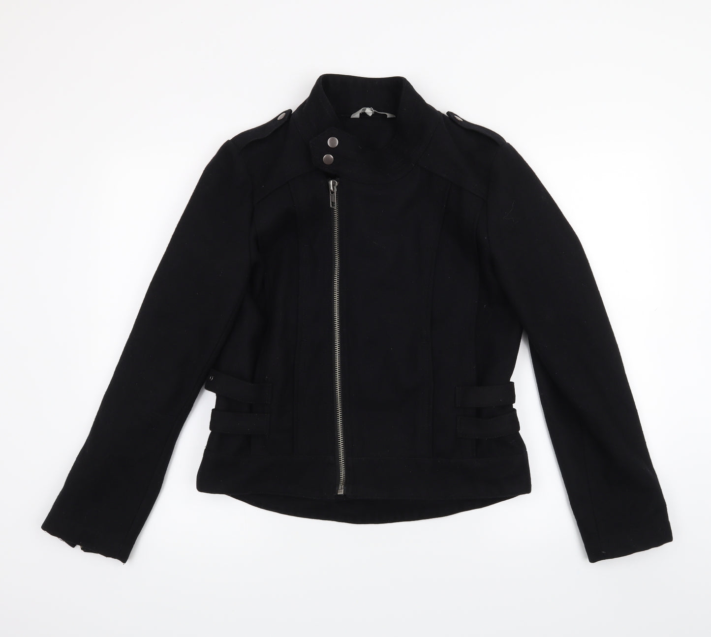 Red Herring Womens Black   Jacket Coat Size 12