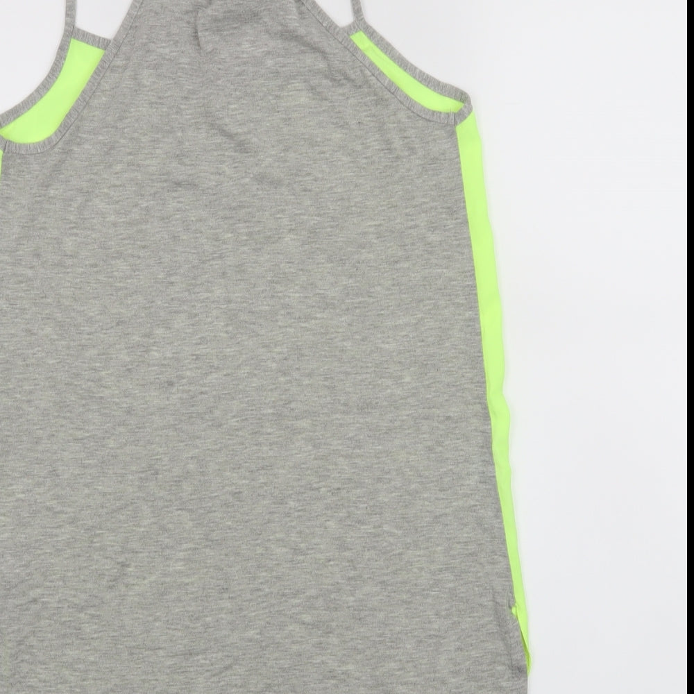 New Look Womens Grey   Basic Tank Size 6