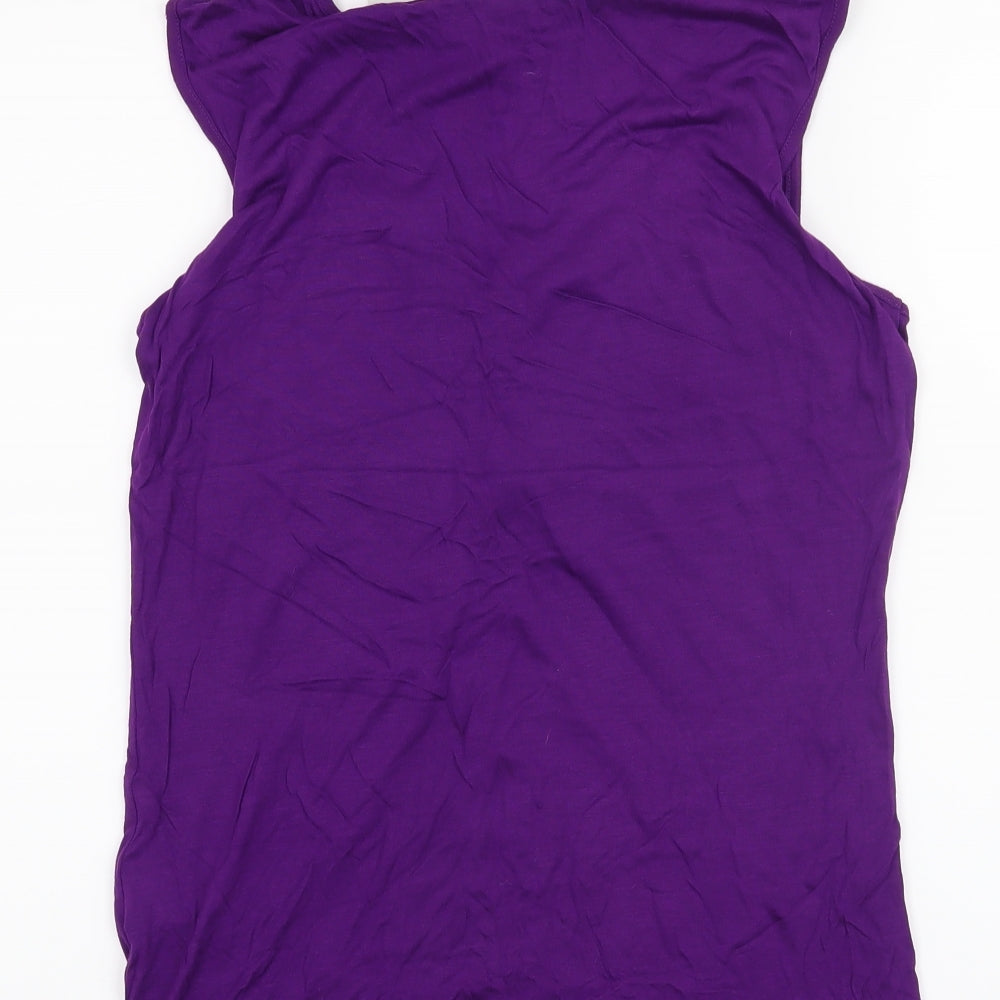 Per Una Womens Purple   Basic Tank Size 10
